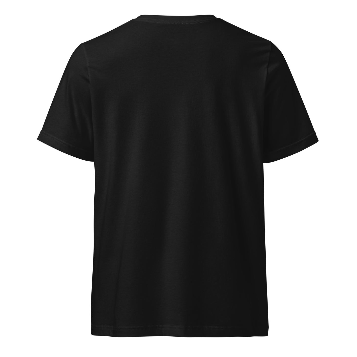 Golden Gate v-neck tee black back — Fog & Foundry