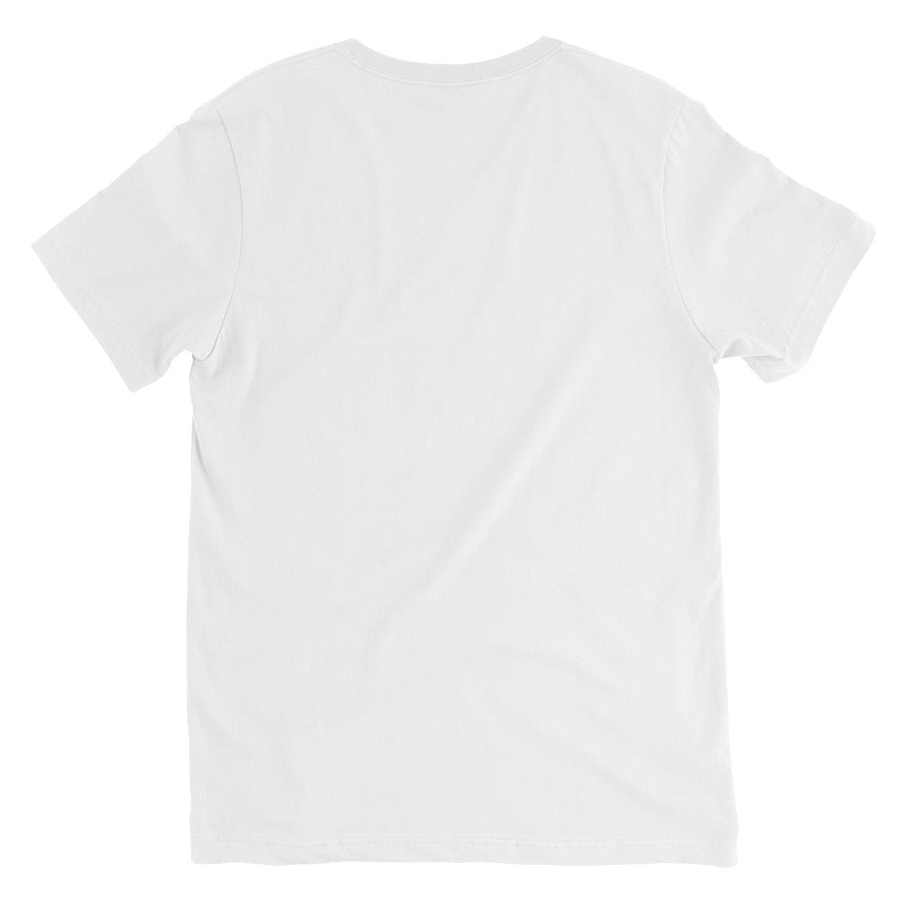 Short sleeve v-neck t-shirt white back — Fog & Foundry