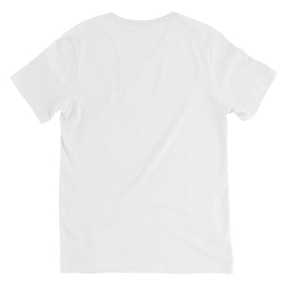 Short sleeve v-neck t-shirt white back — Fog & Foundry