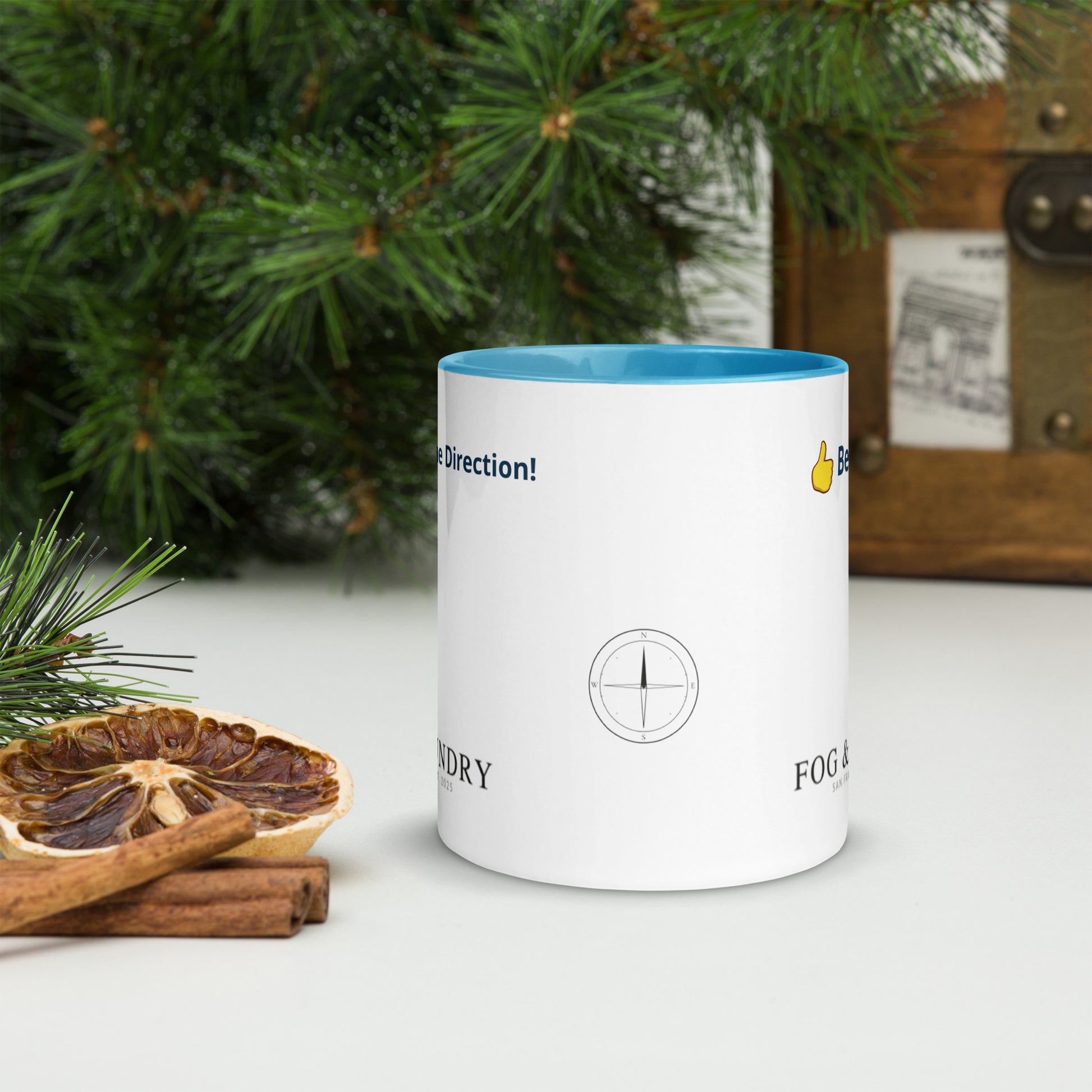 The Best Dad Ever mug blue 11oz front — Fog & Foundry