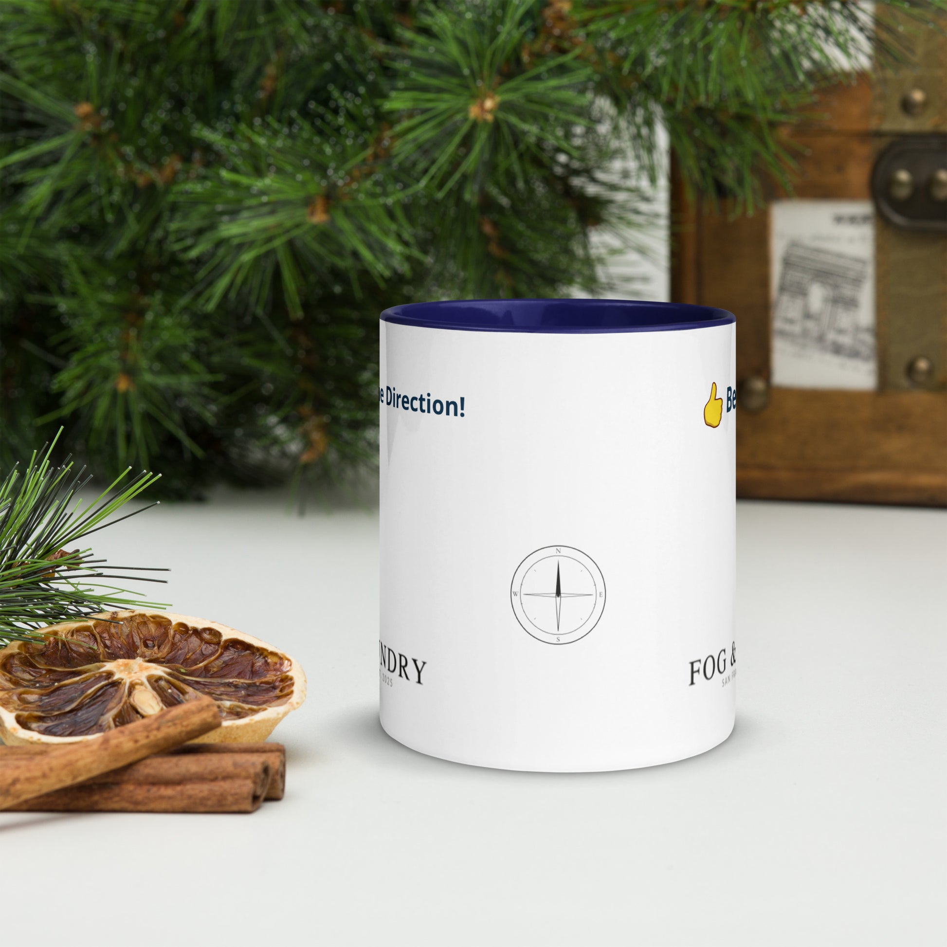 The Best Dad Ever mug dark blue 11oz front — Fog & Foundry