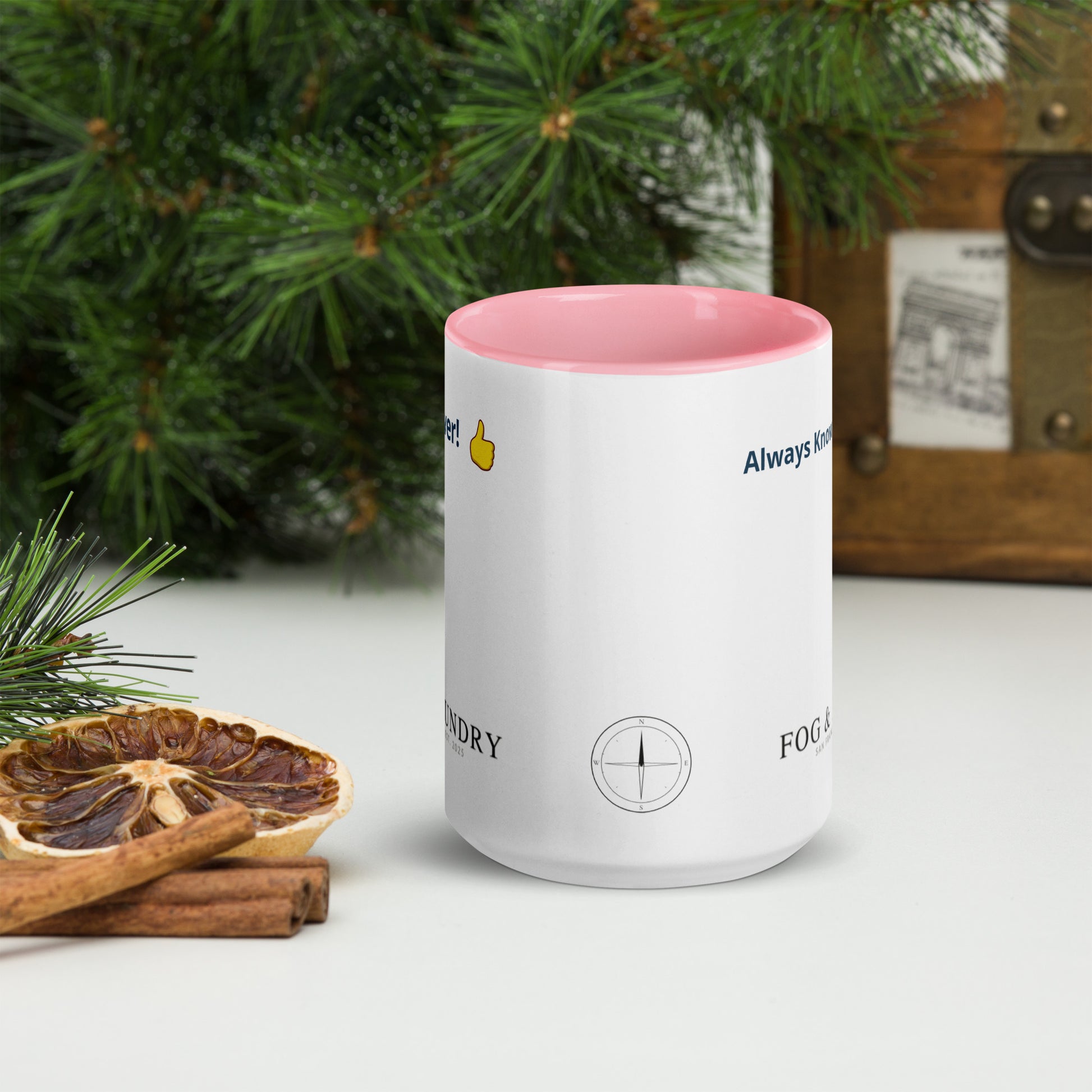 The Best Dad Ever mug pink 15oz front — Fog & Foundry