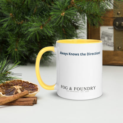 The Best Dad Ever mug yellow 11oz left — Fog & Foundry