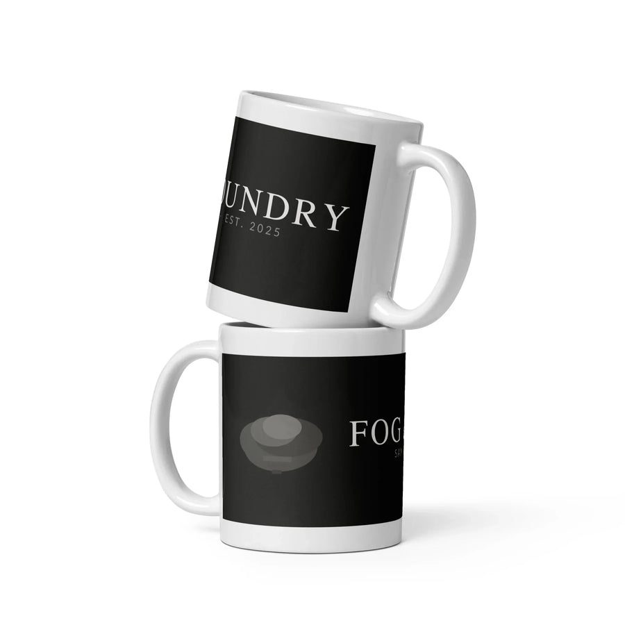 White Glossy Ceramic Mug | Fog & Foundry