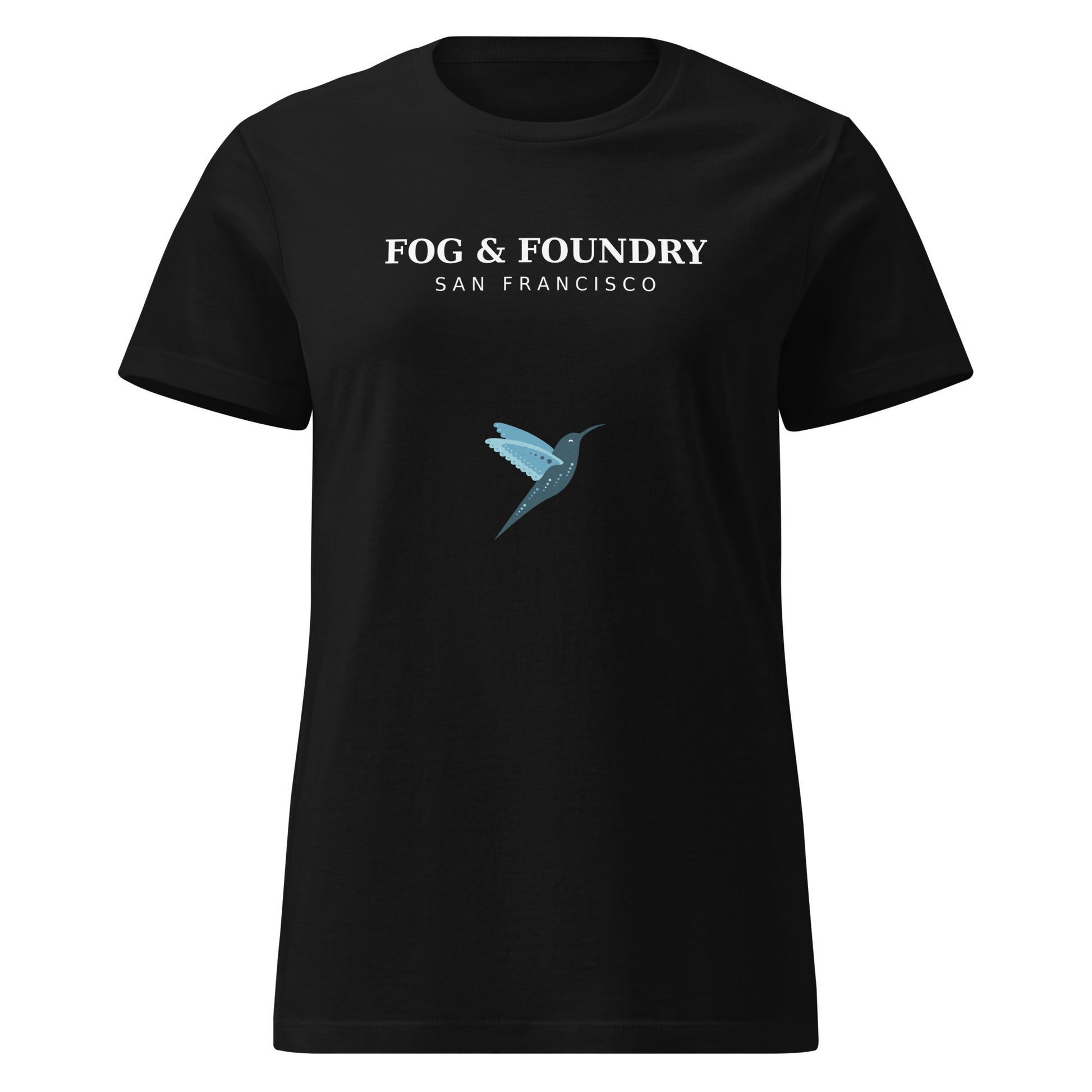 Softstyle t-shirt for her black front — Fog & Foundry