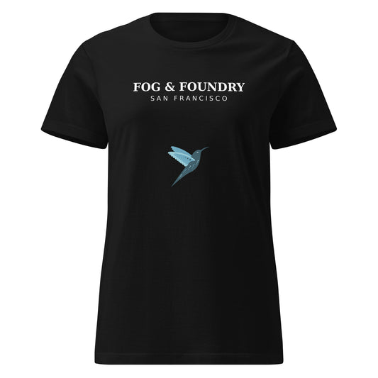 Softstyle t-shirt for her black front — Fog & Foundry