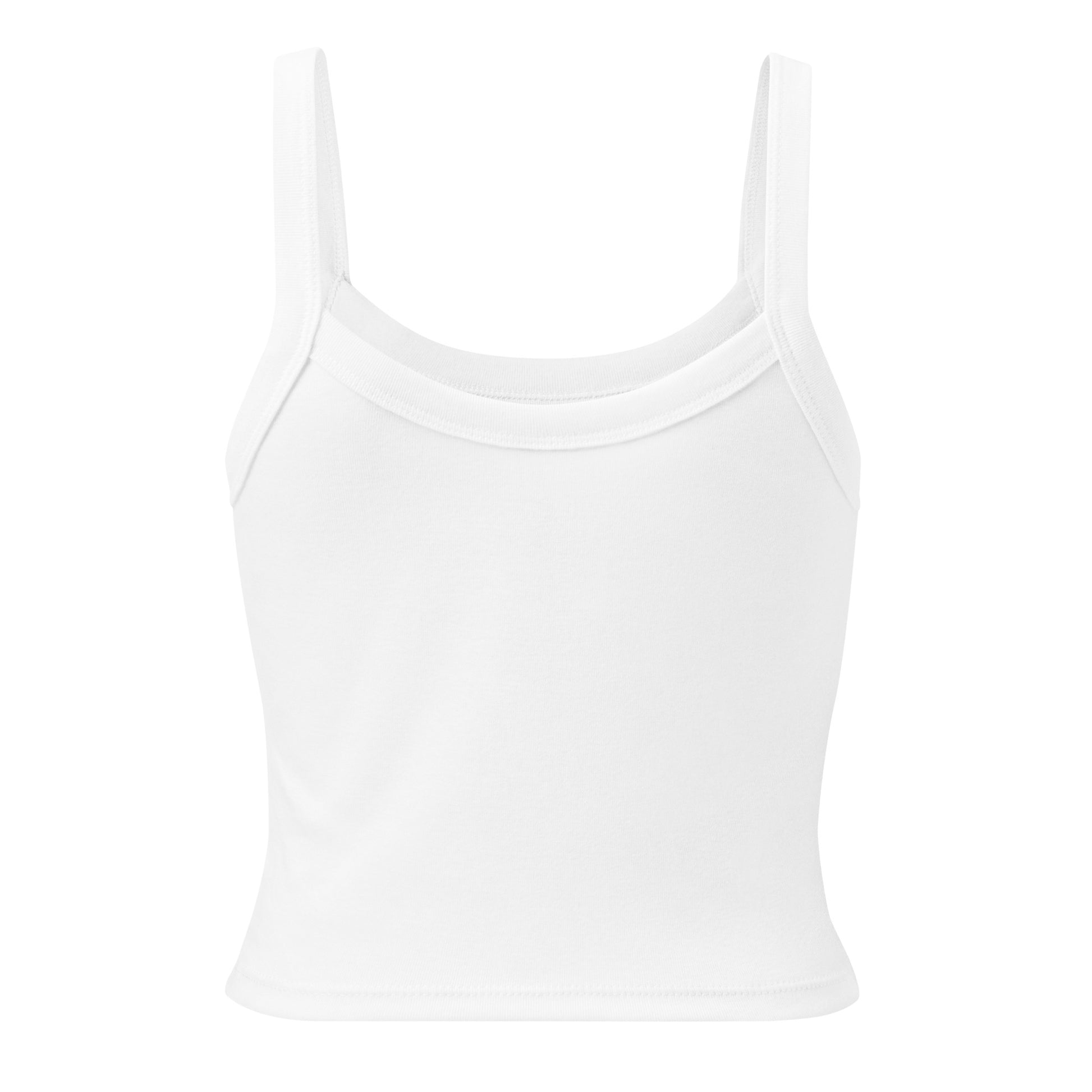 Micro-rib cotton tank thick straps back — Fog & Foundry