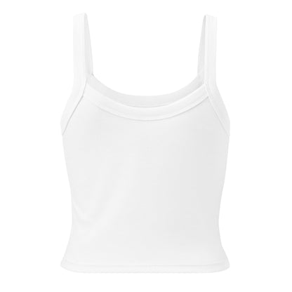 Micro-rib cotton tank thick straps back — Fog & Foundry