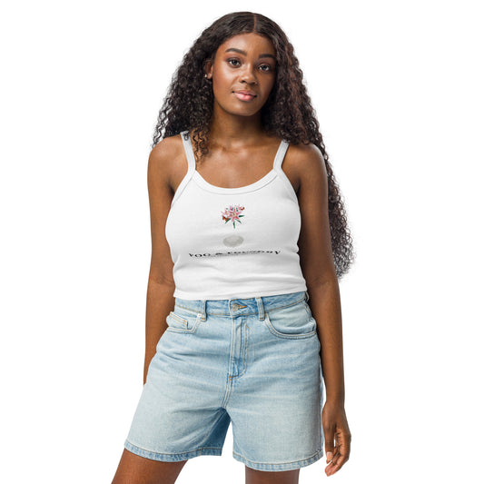 Micro-rib tank top for her front — Fog & Foundry