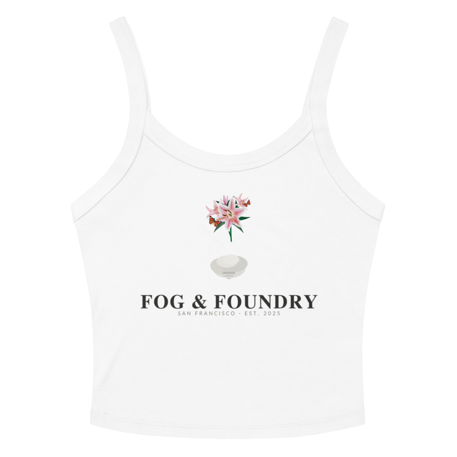 Micro-rib tank top for her front view 2 — Fog & Foundry