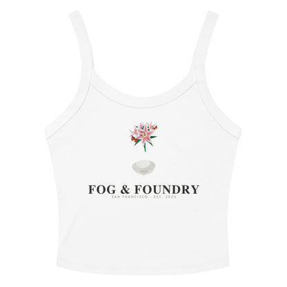 Micro-rib tank top for her front view 2 — Fog & Foundry