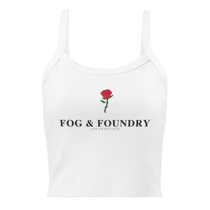 Micro-rib tank top for her front view 3 — Fog & Foundry