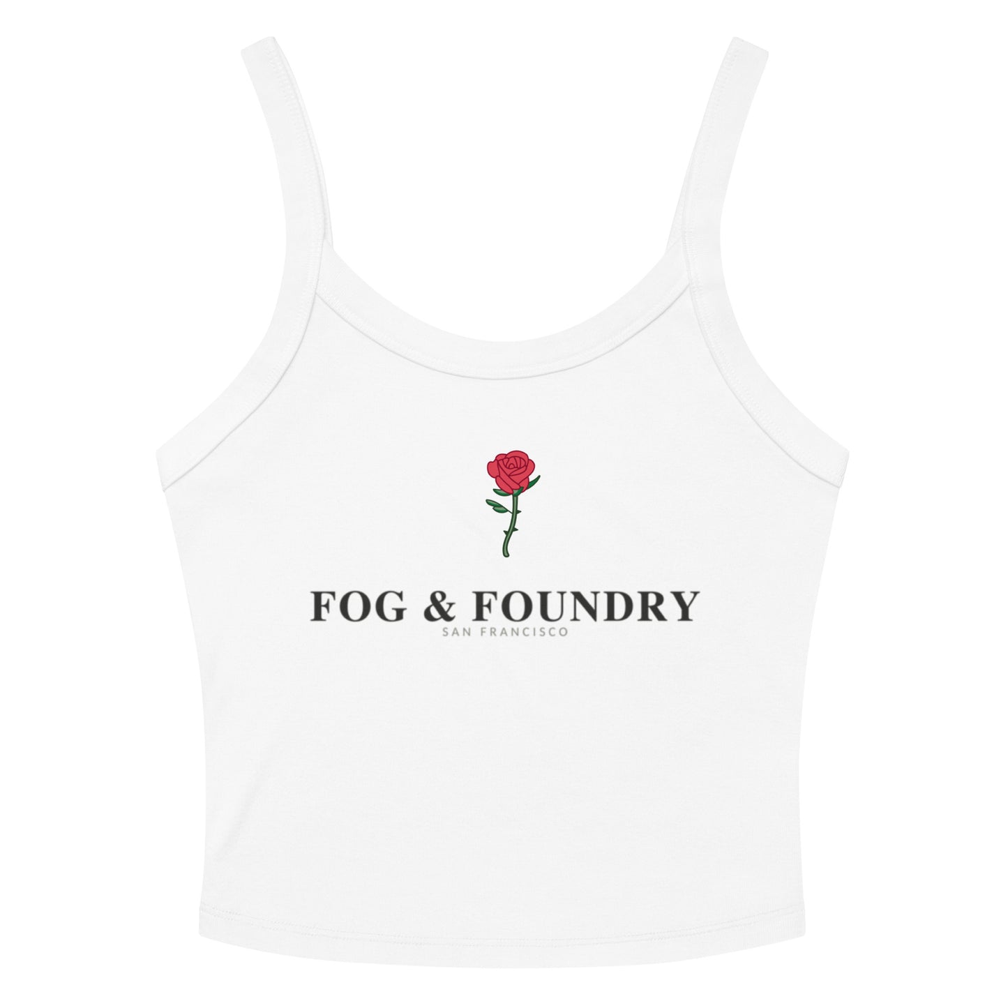 Micro-rib tank top for her front view 2 — Fog & Foundry