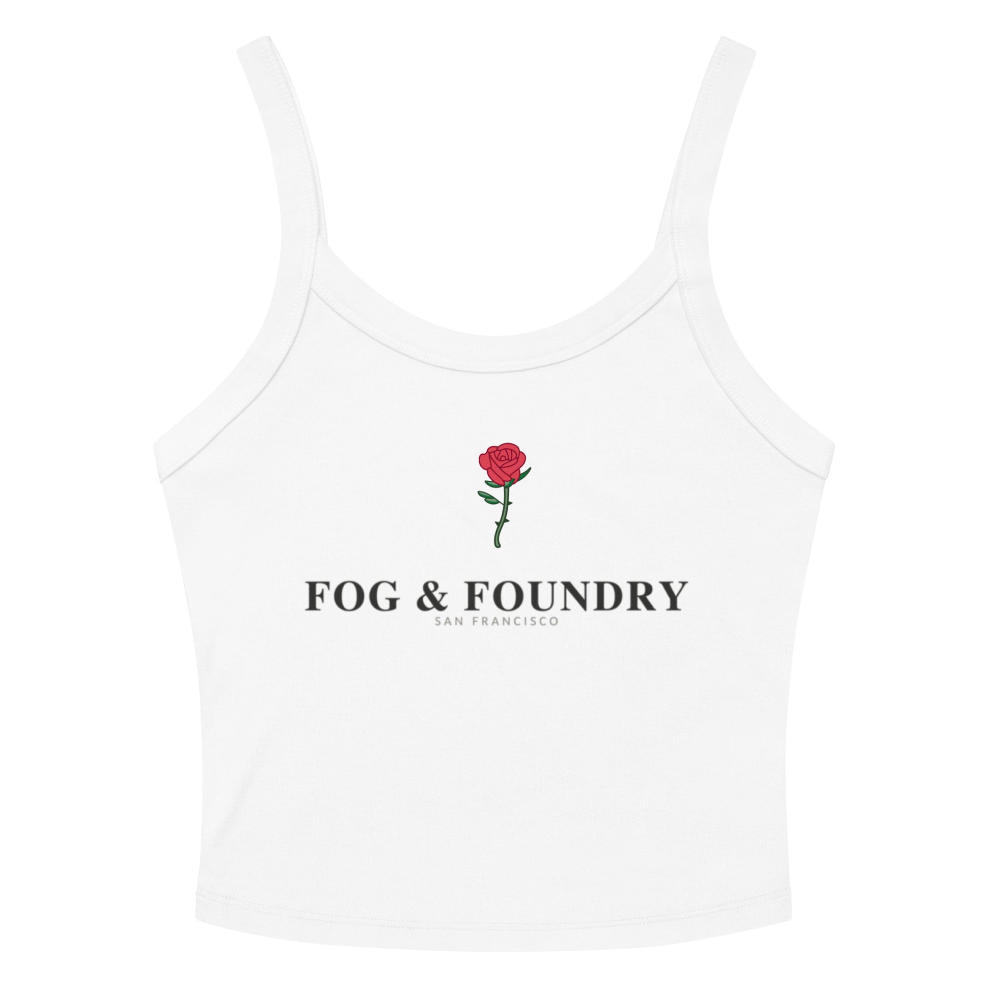 Micro-rib tank top for her front view 2 — Fog & Foundry