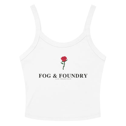 Micro-rib tank top for her front view 2 — Fog & Foundry