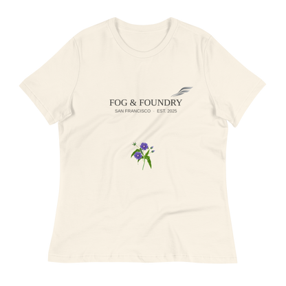Morning relaxed t-shirt natural front — Fog & Foundry