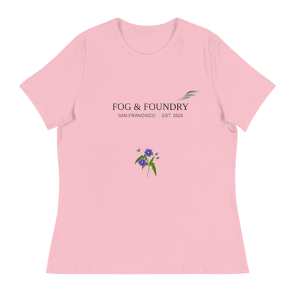Morning relaxed t-shirt pink front — Fog & Foundry