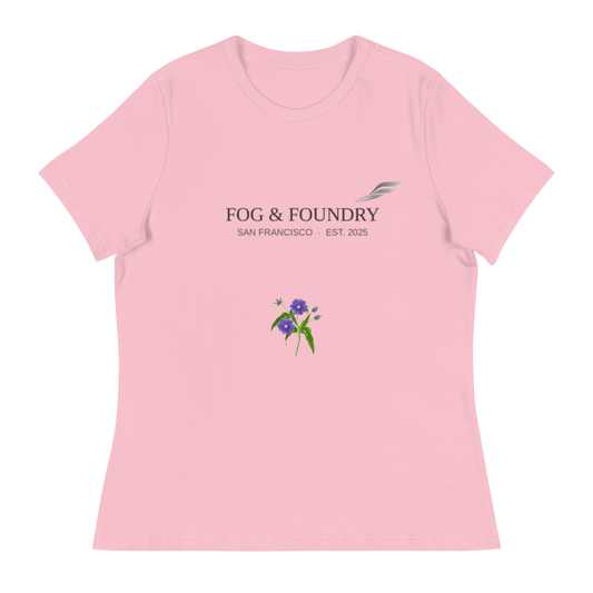 Morning relaxed t-shirt pink front — Fog & Foundry