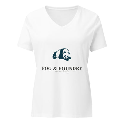 Relaxed v-neck tee everyday essential front view 4 — Fog & Foundry